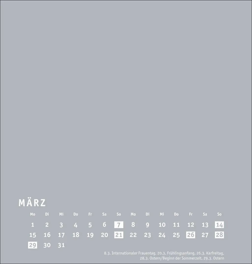 Bild: 9783756418169 | Premium-Bastelkalender silbergrau mittel 2027 | Heye | Kalender | 2027