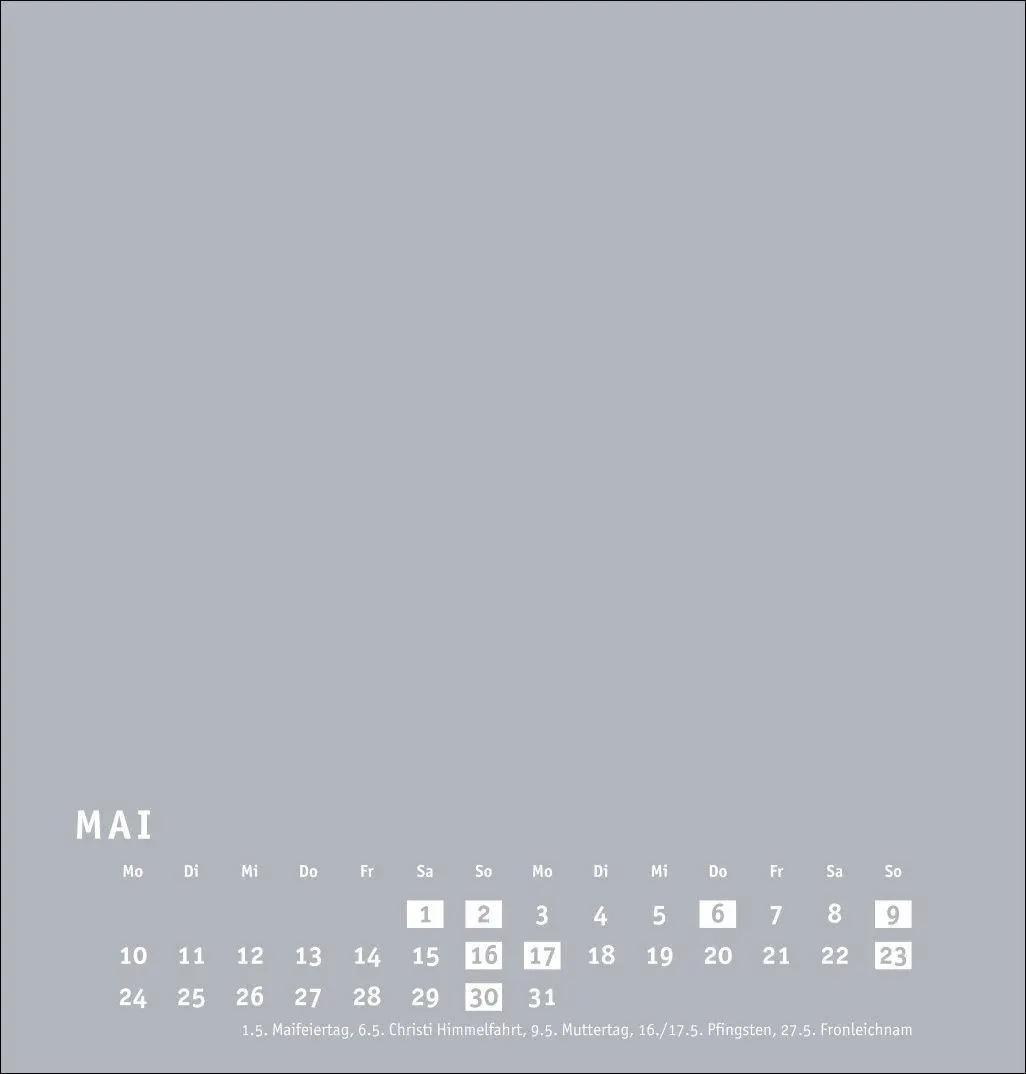 Bild: 9783756418169 | Premium-Bastelkalender silbergrau mittel 2027 | Heye | Kalender | 2027