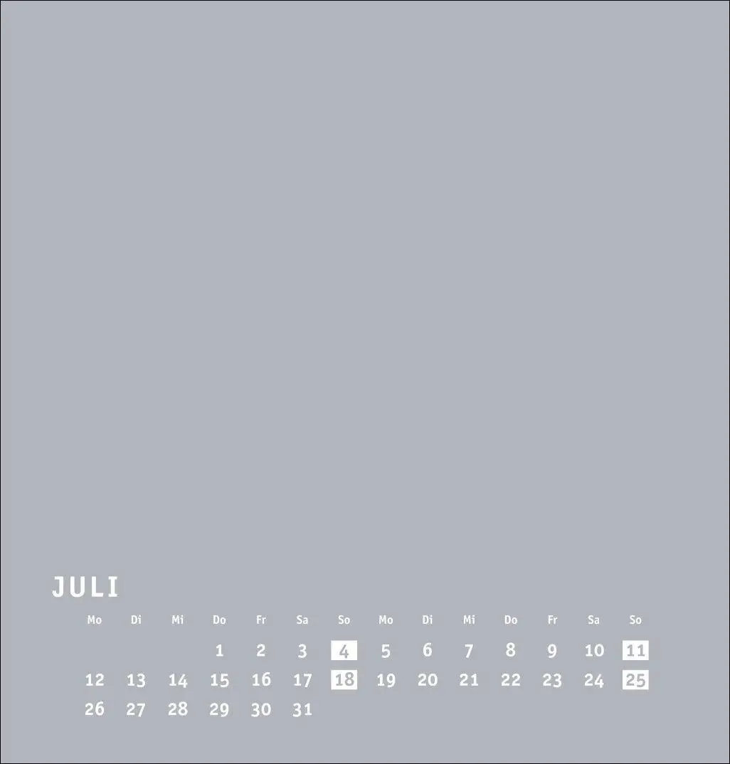 Bild: 9783756418169 | Premium-Bastelkalender silbergrau mittel 2027 | Heye | Kalender | 2027