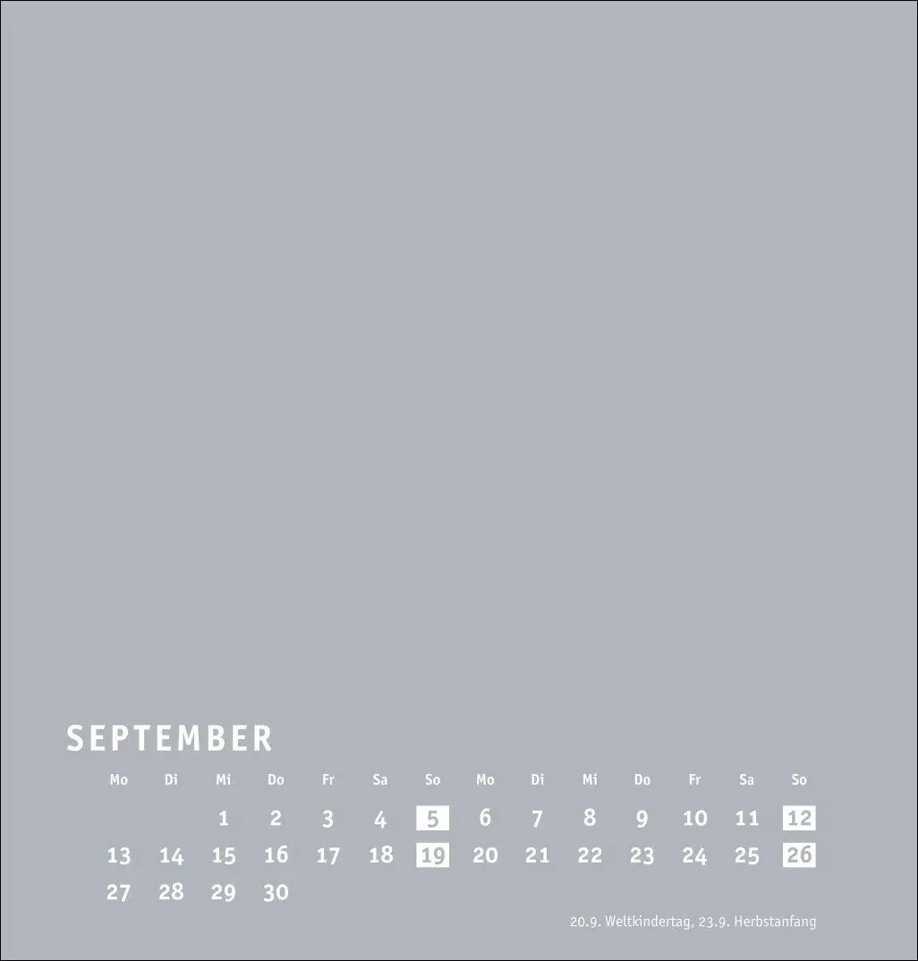 Bild: 9783756418169 | Premium-Bastelkalender silbergrau mittel 2027 | Heye | Kalender | 2027