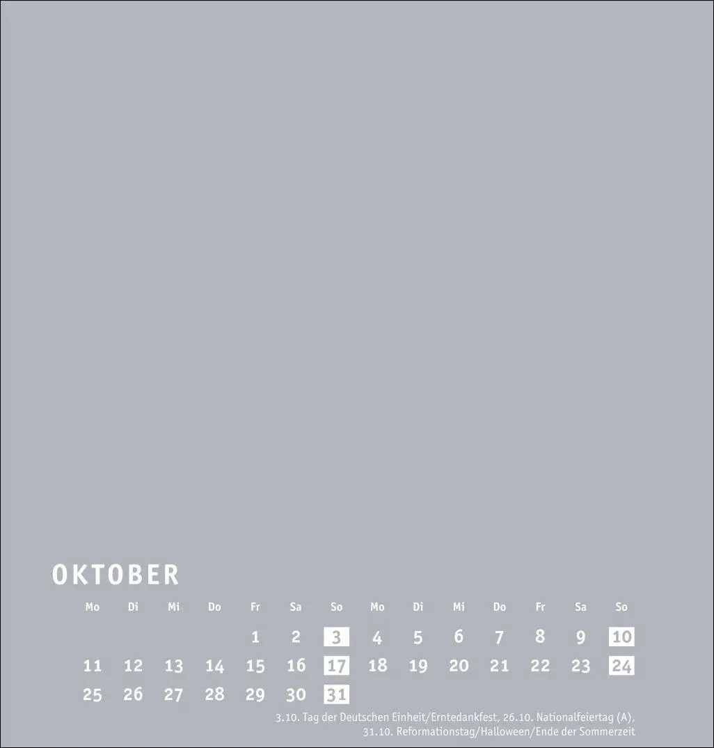 Bild: 9783756418169 | Premium-Bastelkalender silbergrau mittel 2027 | Heye | Kalender | 2027