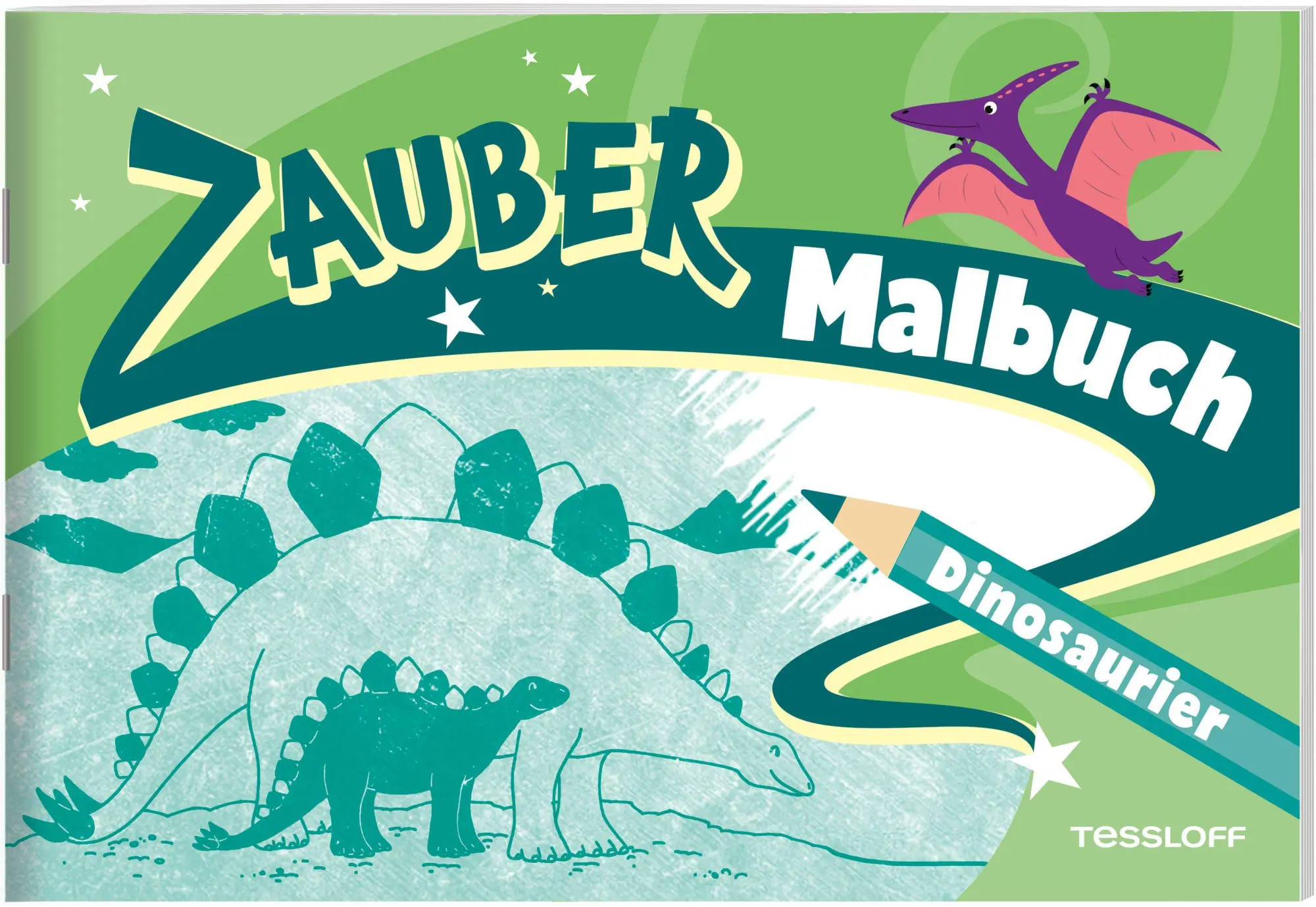 Cover: 9783788648169 | Zaubermalbuch. Dinosaurier | Corina Beurenmeister | Broschüre | 32 S.