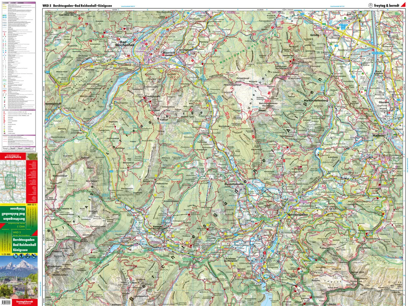 Bild: 9783850848169 | Freytag &amp; Berndt Wander-, Rad- und Freizeitkarte Berchtesgaden, Bad...