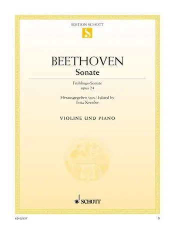 Cover: 9790001088169 | Sonate F Opus 24 (Fruhlings) | Ludwig van Beethoven | Buch