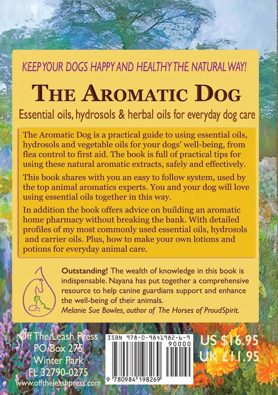 Rückseite: 9780984198269 | The Aromatic Dog - Essential oils, hydrosols, &amp; herbal oils for...