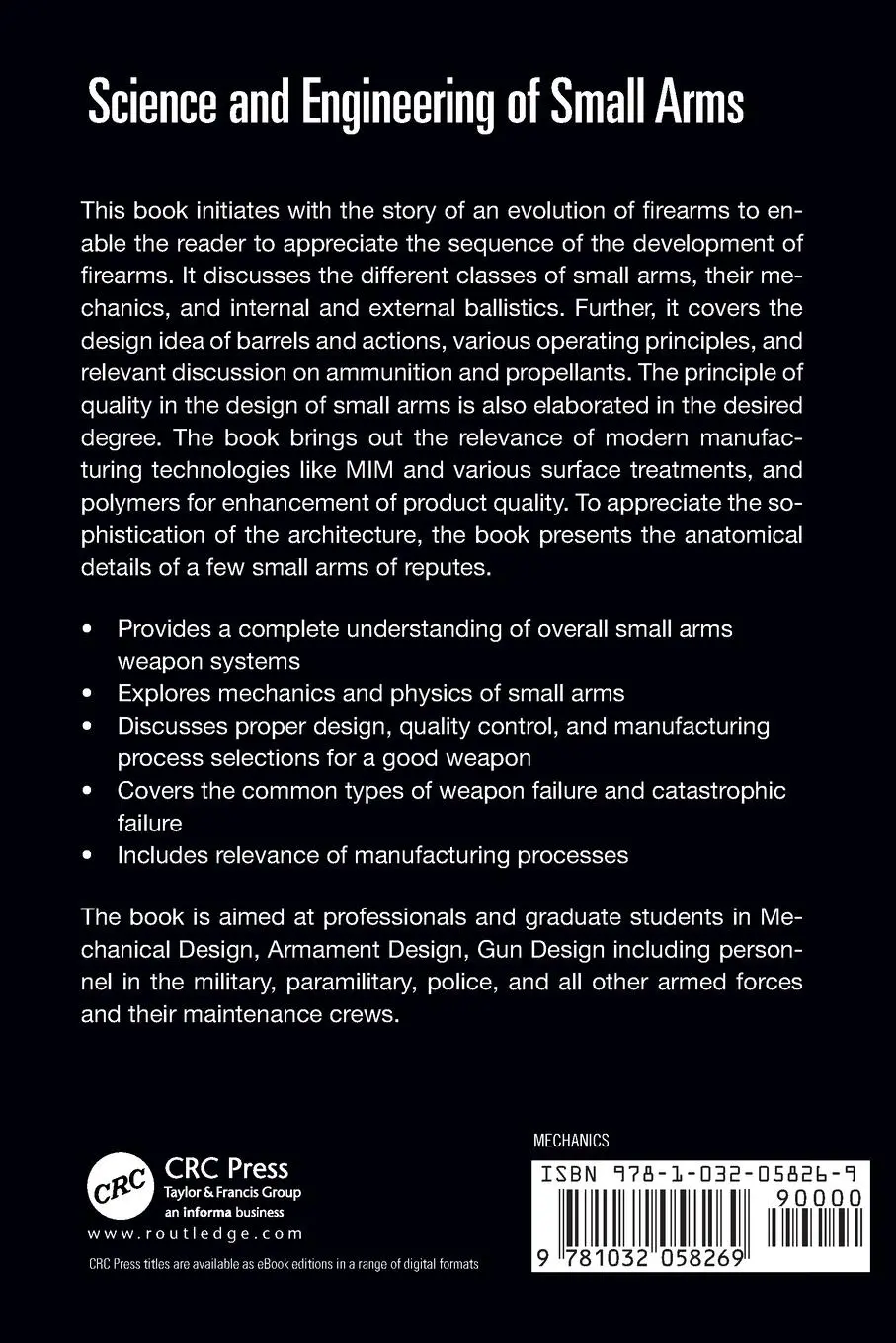 Rückseite: 9781032058269 | Science and Engineering of Small Arms | Prasanta Kumar Das (u. a.)