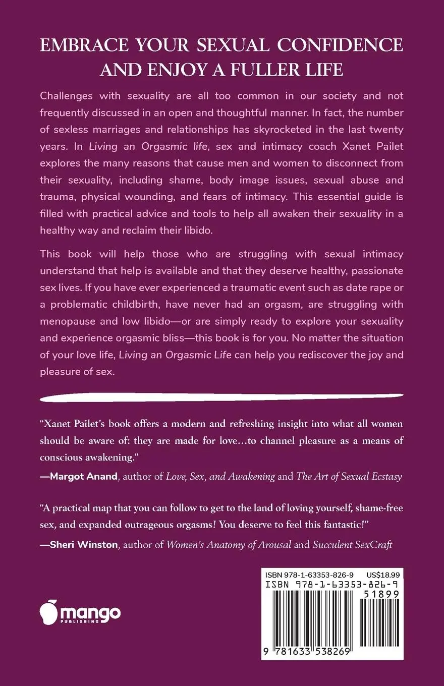 Rückseite: 9781633538269 | Living An Orgasmic Life | Xanet Pailet | Taschenbuch | Englisch | 2018