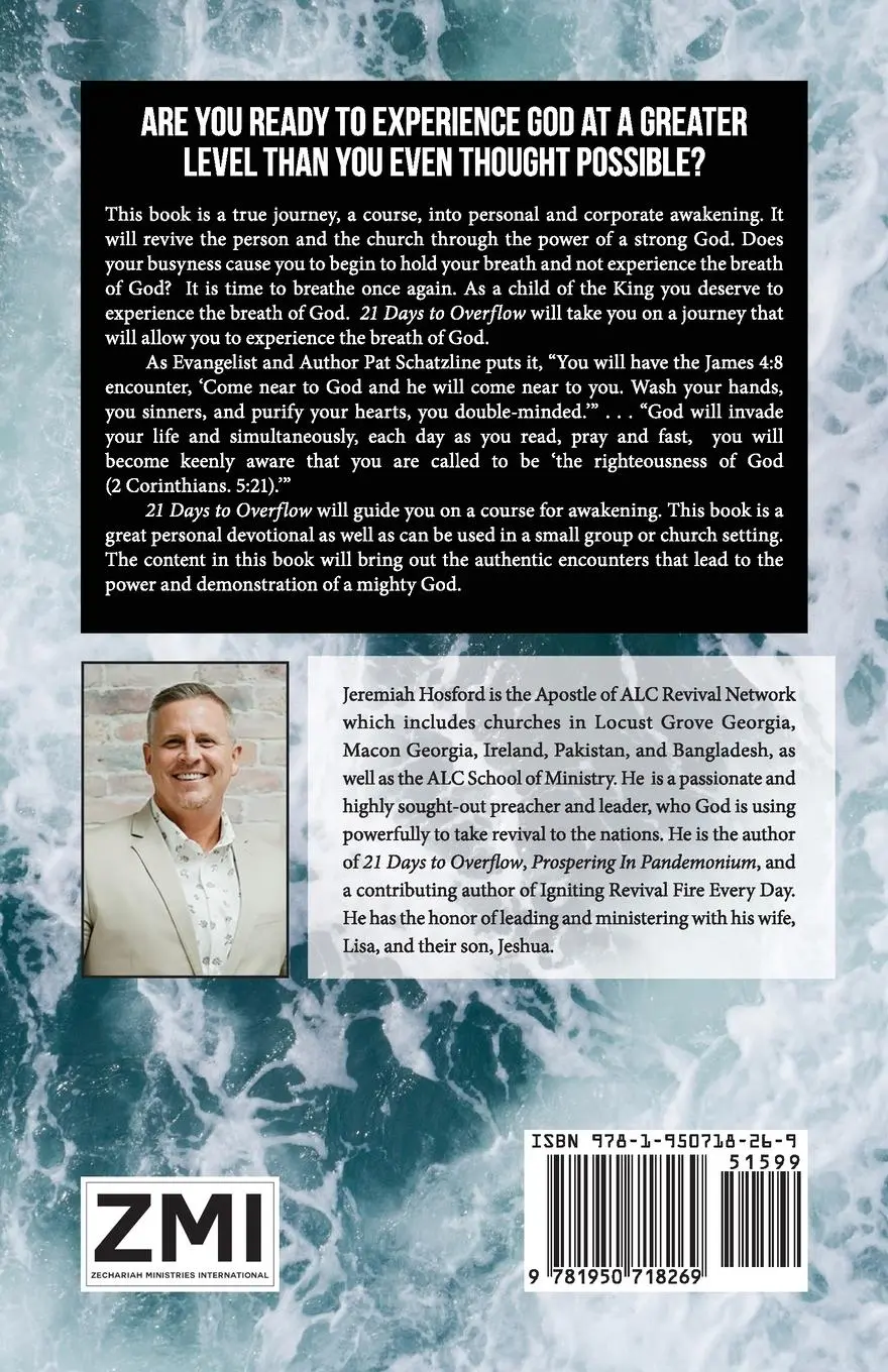 Rückseite: 9781950718269 | 21 Days to Overflow | Jeremiah Hosford | Taschenbuch | Englisch | 2019