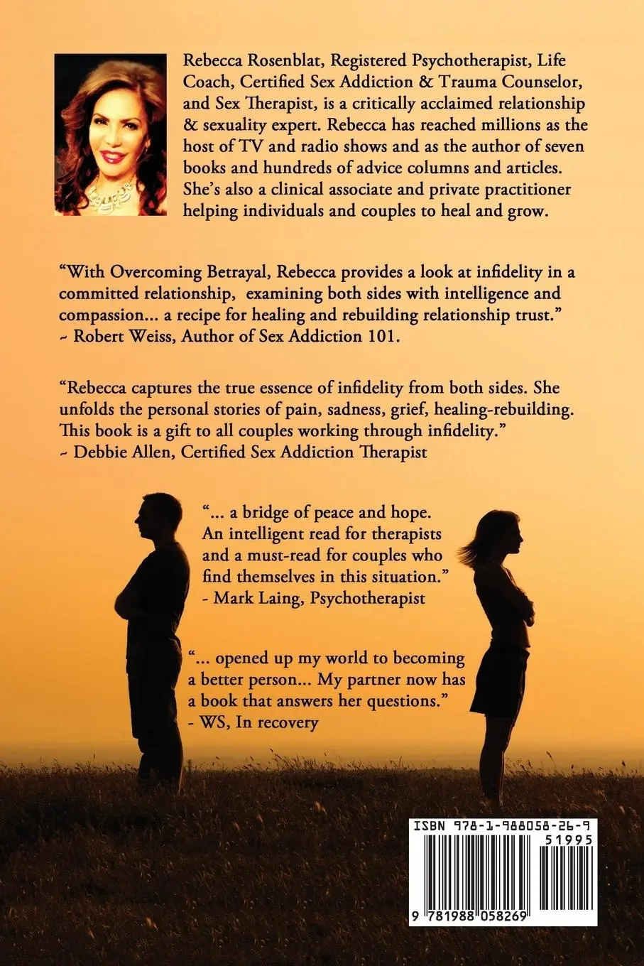 Rückseite: 9781988058269 | Overcoming Betrayal | Rebecca Rosenblat | Taschenbuch | Englisch