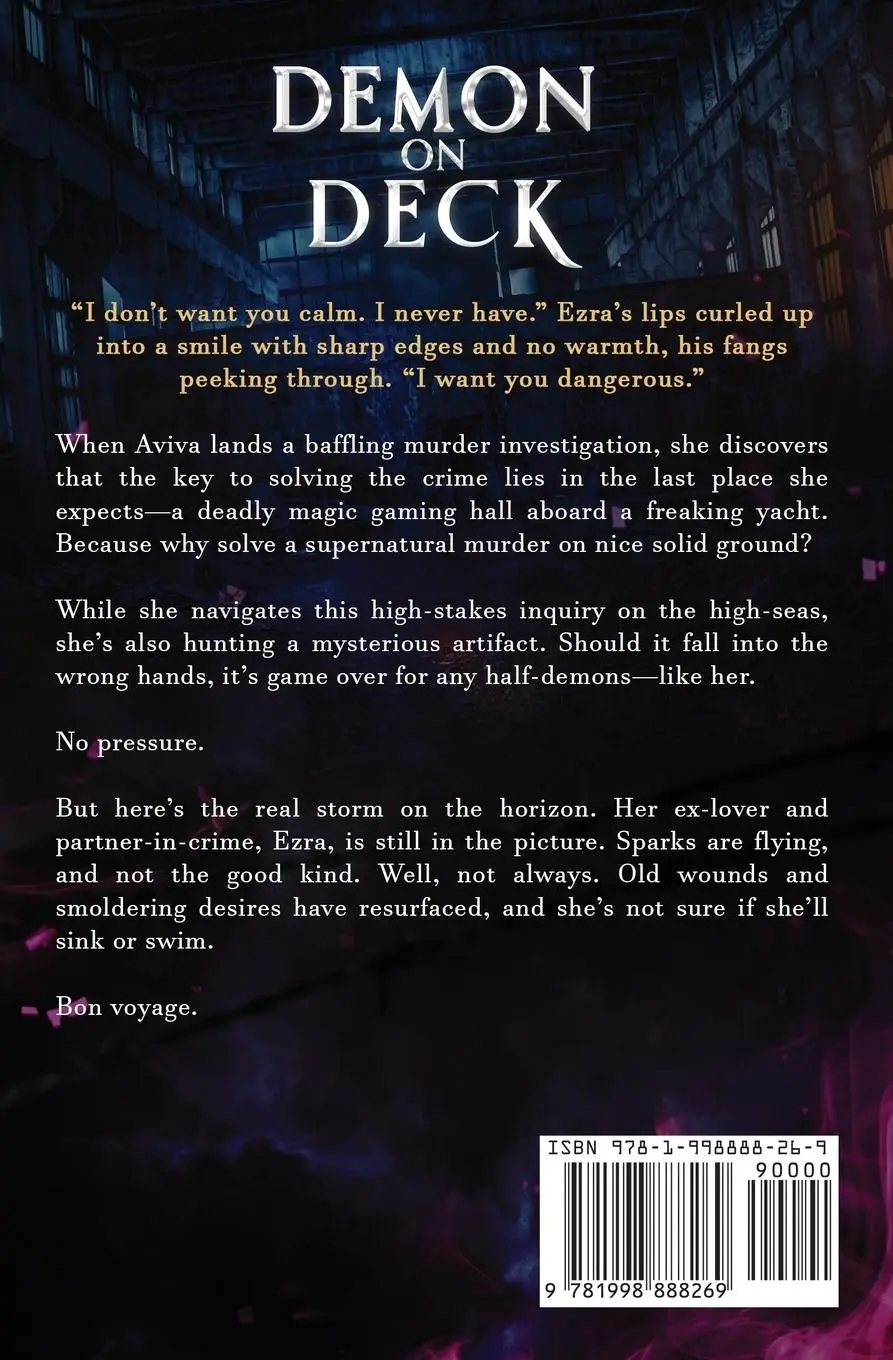 Rückseite: 9781998888269 | Demon on Deck | An Enemies-To-Lovers Urban Fantasy | Deborah Wilde