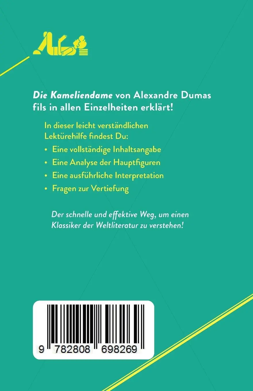 Rückseite: 9782808698269 | Die Kameliendame | von Alexandre Dumas fils | Noé Grenier | Buch