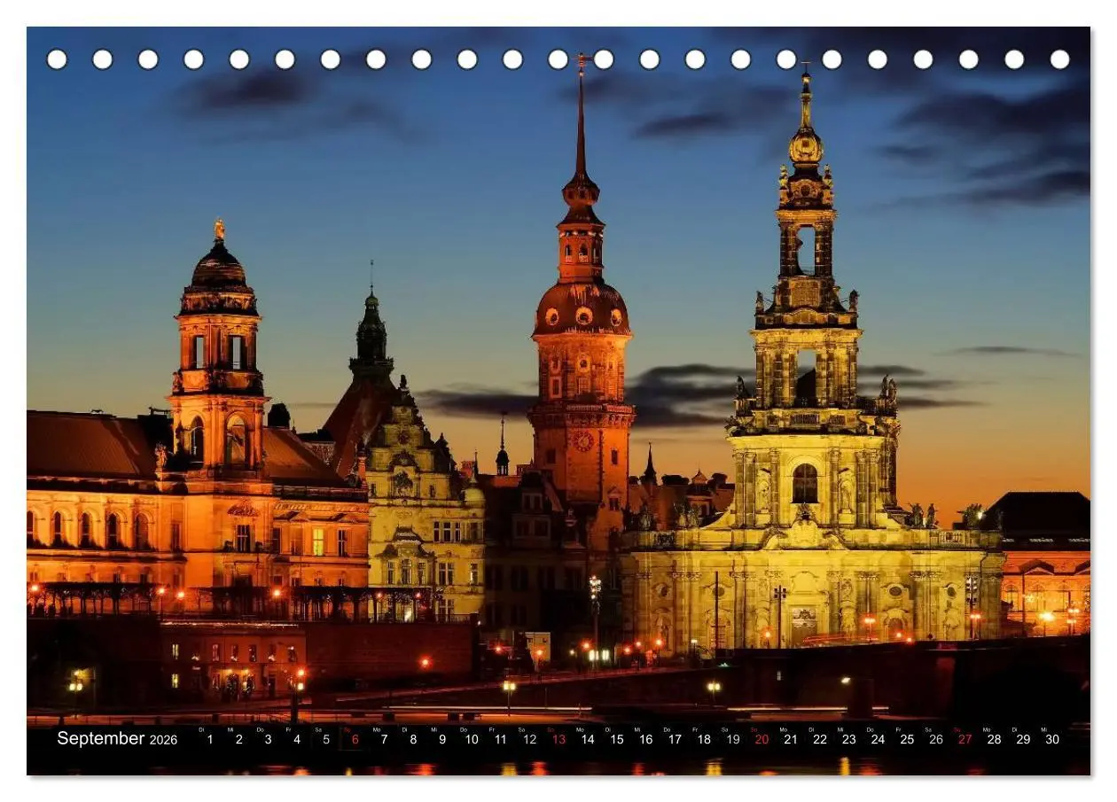 Bild: 9783516068269 | Dresden - Wunderschönes Elbflorenz (Tischkalender 2026 DIN A5...