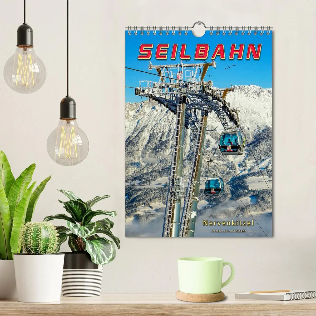 Bild: 9783516378269 | Nervenkitzel Seilbahn (Wandkalender 2026 DIN A4 hoch), CALVENDO...