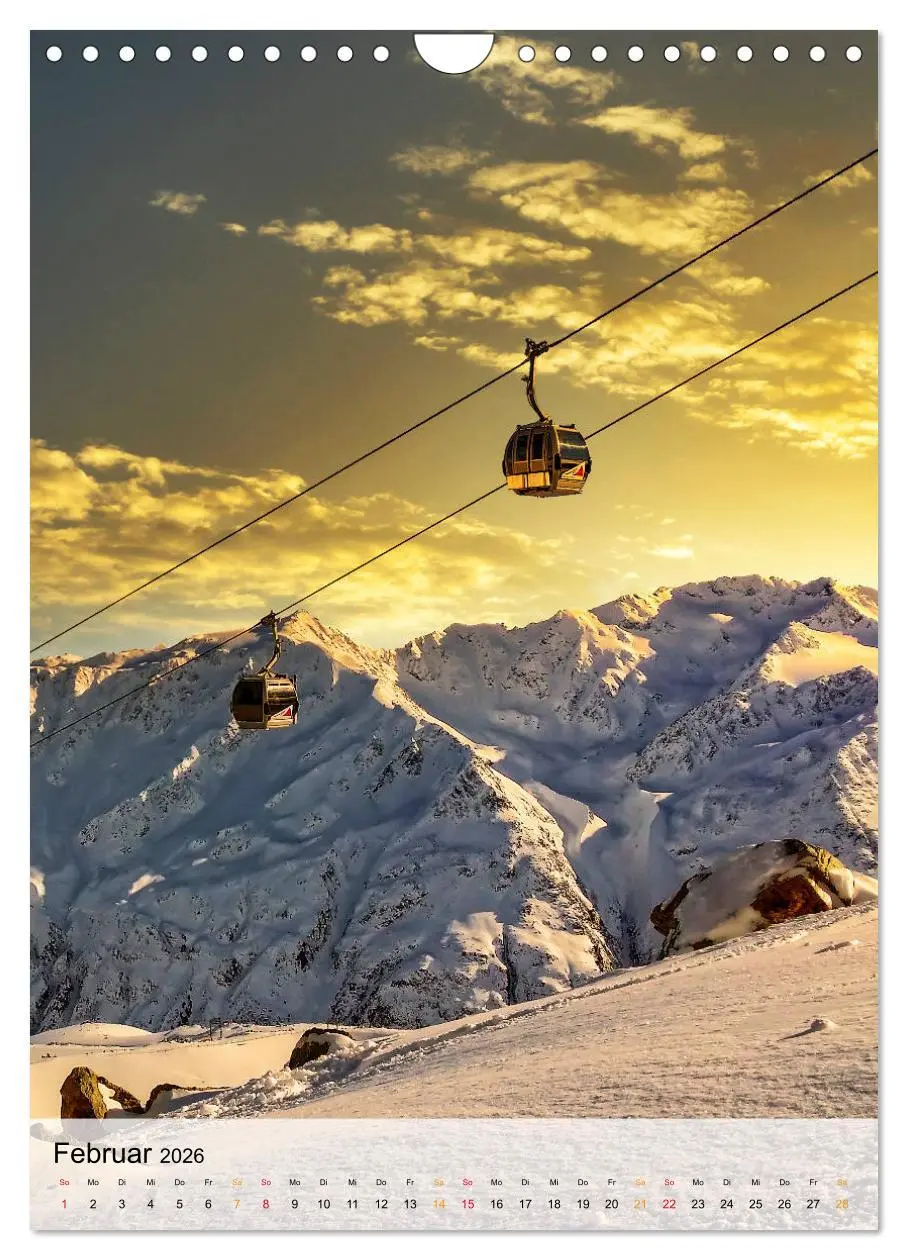 Bild: 9783516378269 | Nervenkitzel Seilbahn (Wandkalender 2026 DIN A4 hoch), CALVENDO...