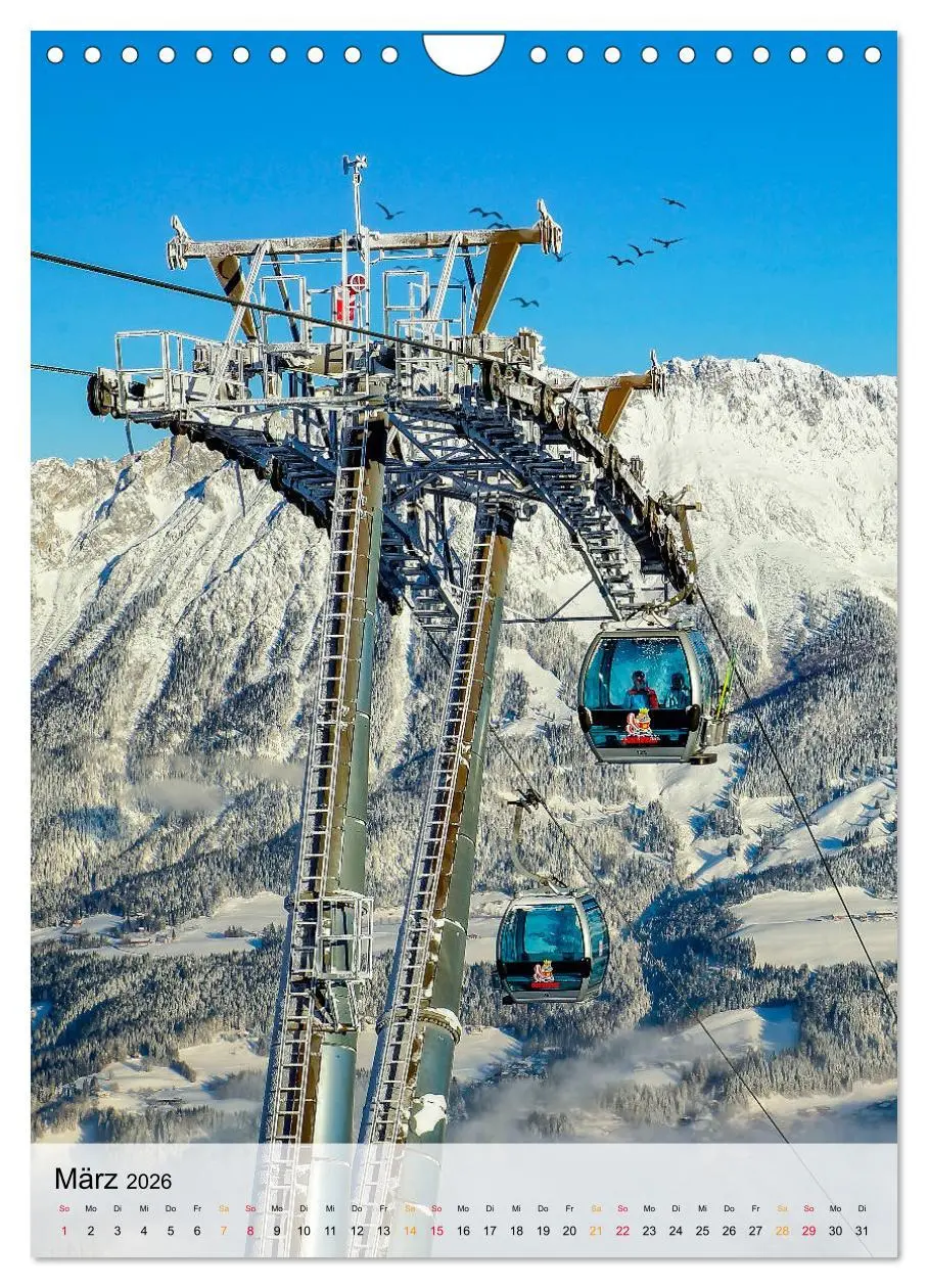Bild: 9783516378269 | Nervenkitzel Seilbahn (Wandkalender 2026 DIN A4 hoch), CALVENDO...
