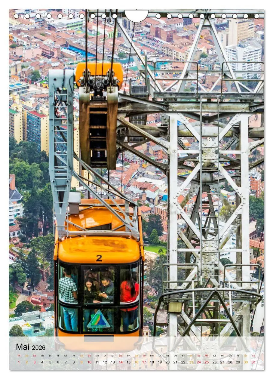 Bild: 9783516378269 | Nervenkitzel Seilbahn (Wandkalender 2026 DIN A4 hoch), CALVENDO...
