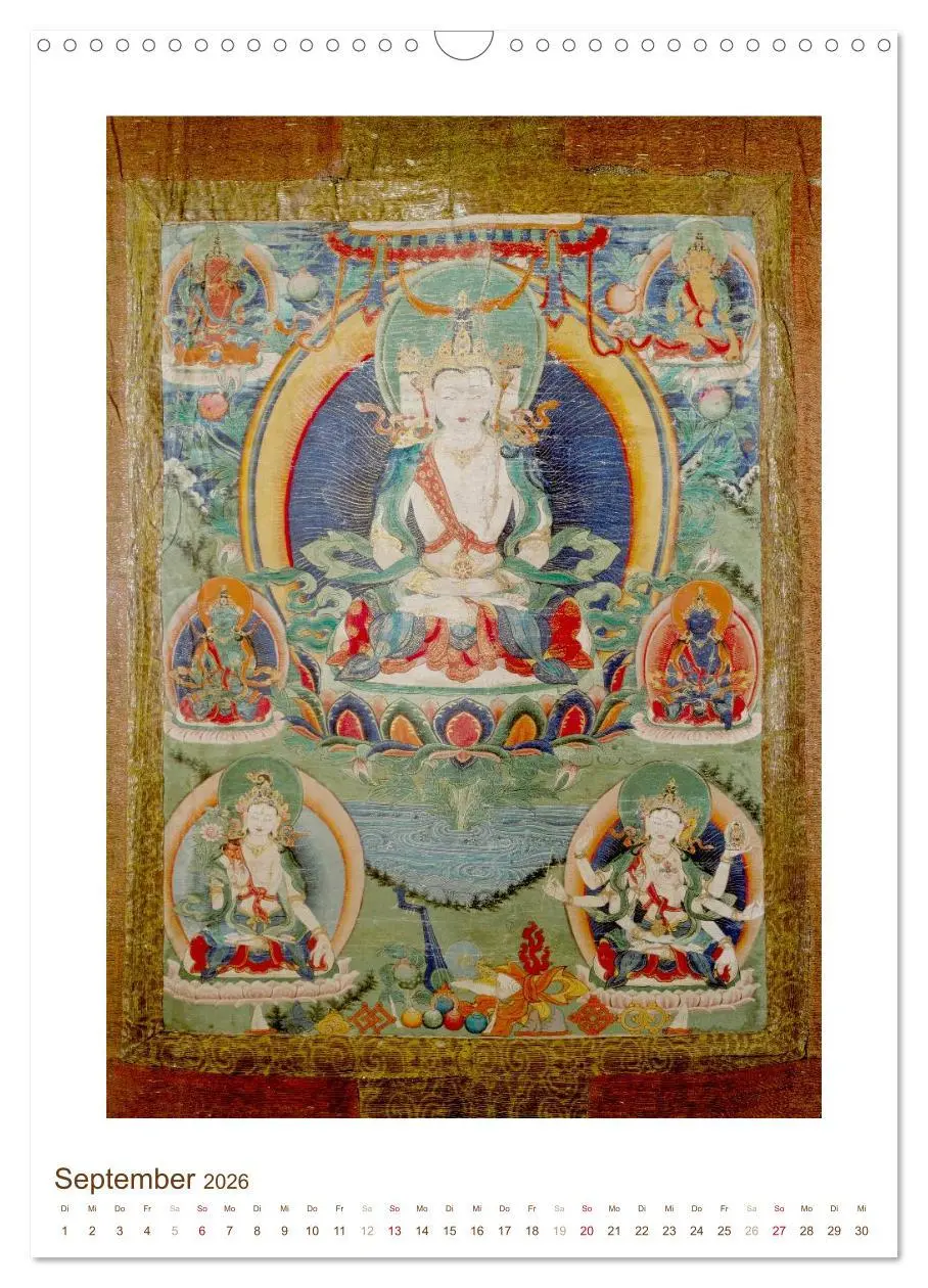 Bild: 9783516448269 | Mit Buddha durchs Jahr: historische Zeichnungen (Wandkalender 2026...