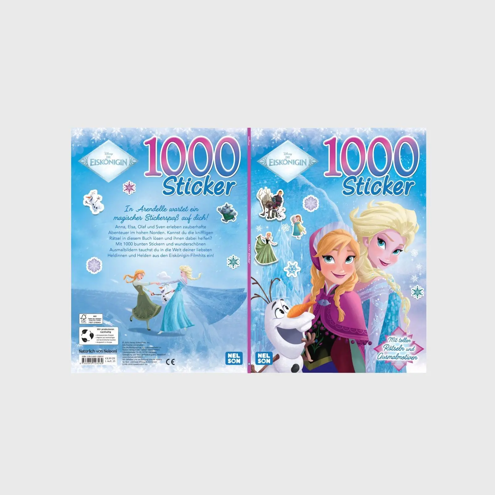 Bild: 9783845128269 | Disney Die Eiskönigin: 1000 Sticker | Taschenbuch | Disney Eiskönigin
