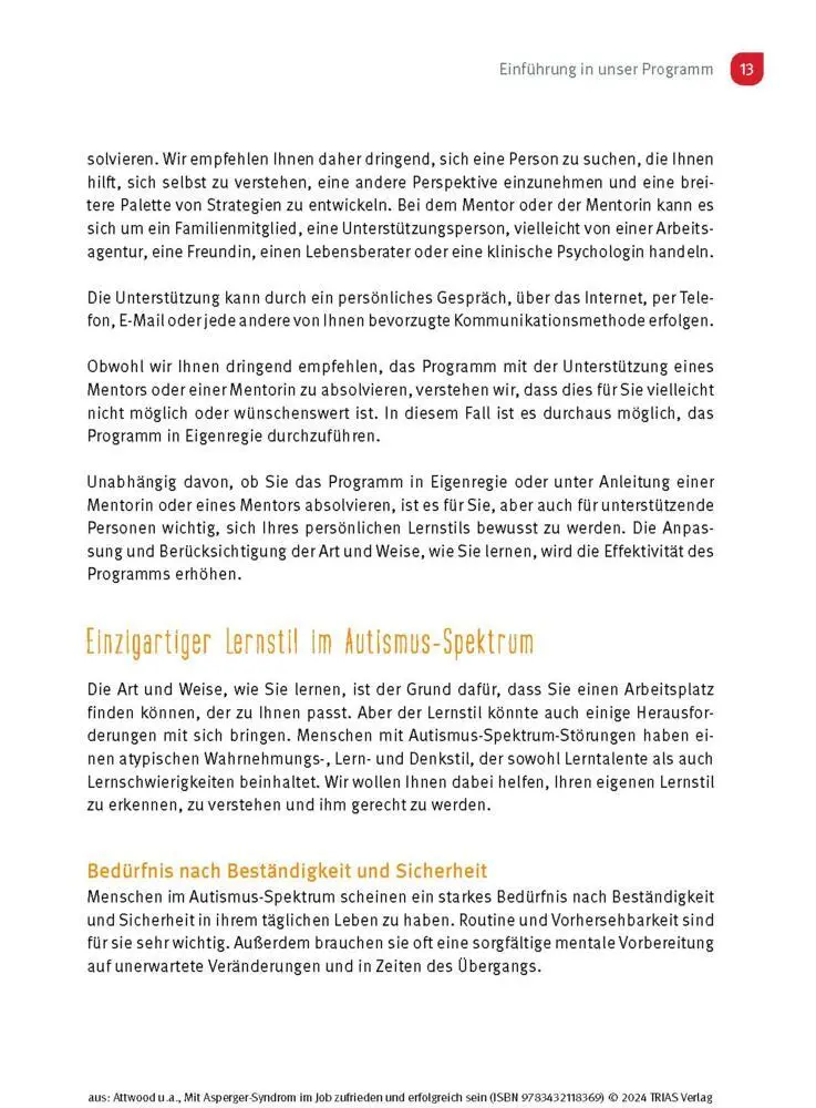 Bild: 9783432118369 | Mit Asperger-Syndrom im Job zufrieden und erfolgreich sein | Buch