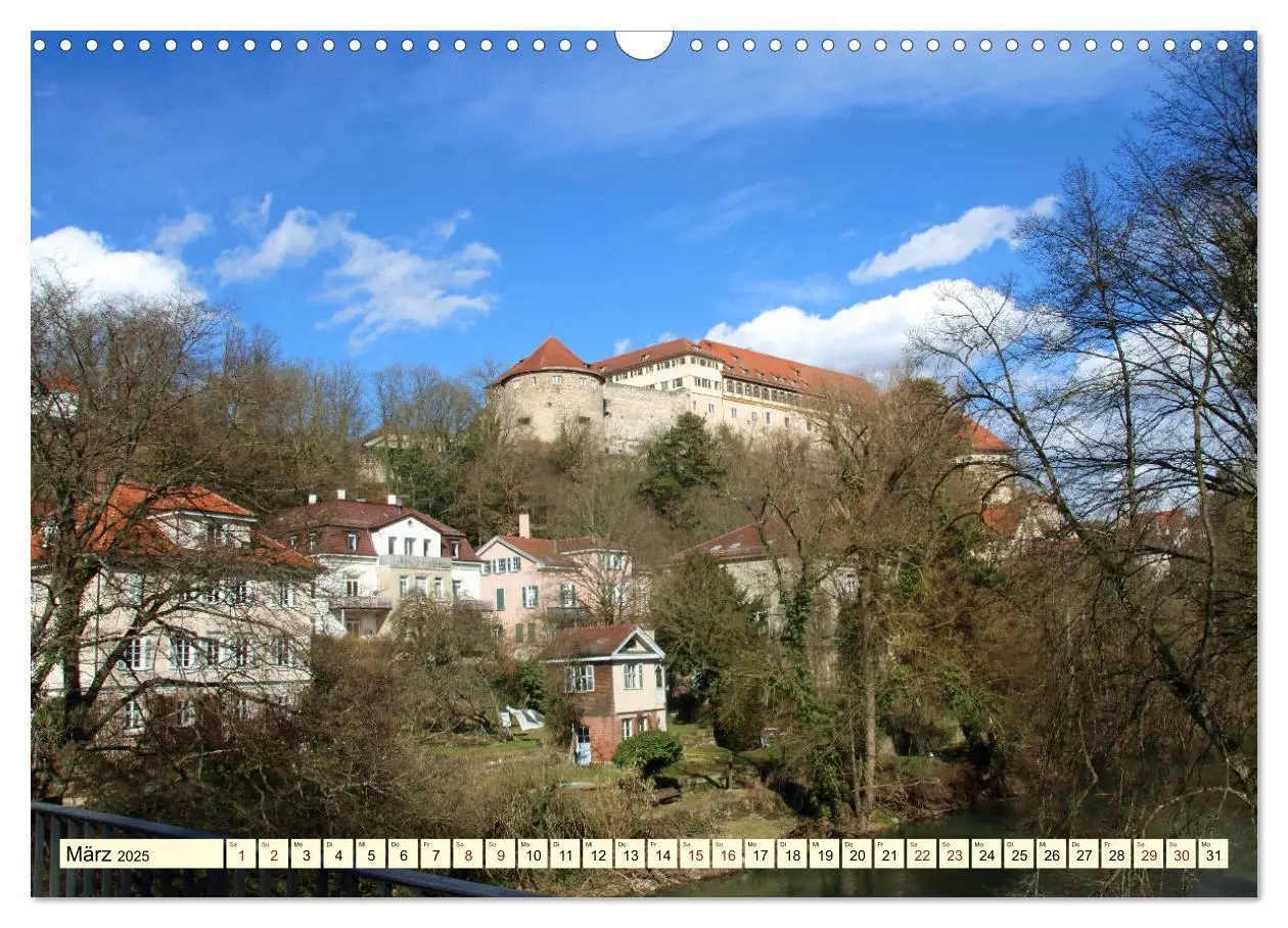 Bild: 9783435328369 | Unterwegs in Tübingen (Wandkalender 2025 DIN A3 quer), CALVENDO...