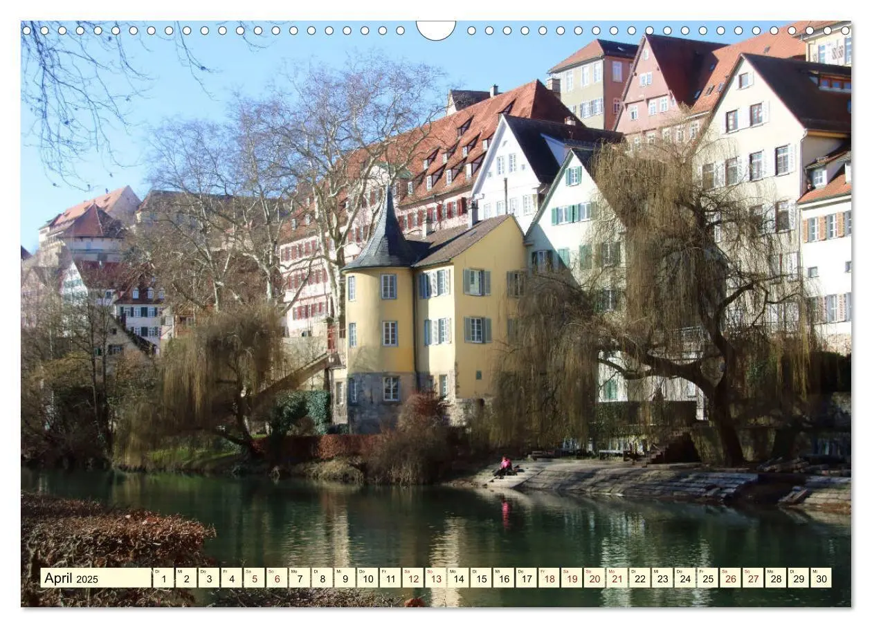Bild: 9783435328369 | Unterwegs in Tübingen (Wandkalender 2025 DIN A3 quer), CALVENDO...