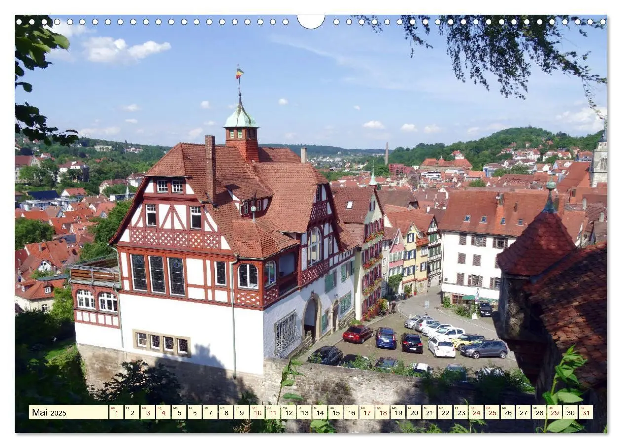 Bild: 9783435328369 | Unterwegs in Tübingen (Wandkalender 2025 DIN A3 quer), CALVENDO...