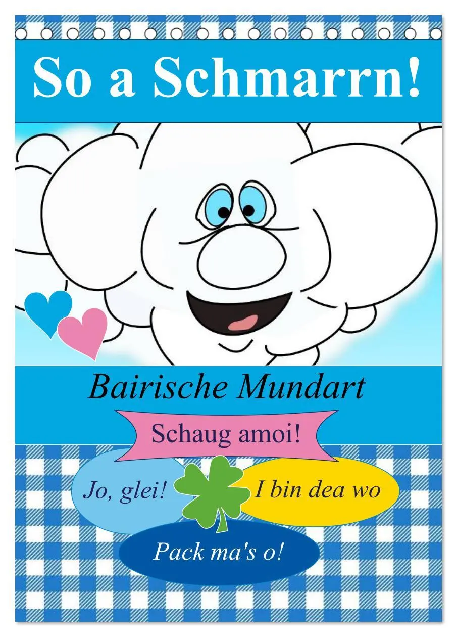 Cover: 9783457038369 | So a Schmarrn! Bairische Mundart (Tischkalender 2025 DIN A5 hoch),...