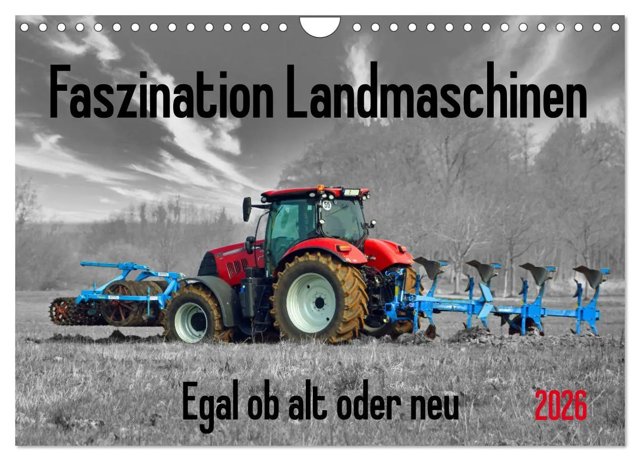 Cover: 9783457588369 | Faszination Landmaschinen - Egal ob alt oder neu (Wandkalender 2026...