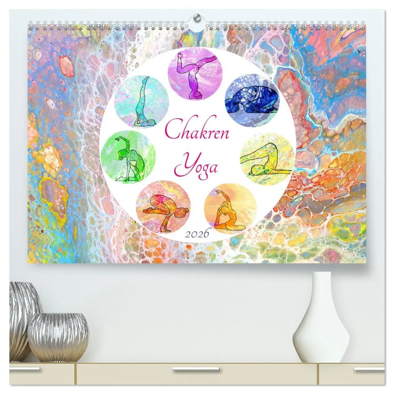 Cover: 9783457658369 | Chakren Yoga (hochwertiger Premium Wandkalender 2026 DIN A2 quer),...