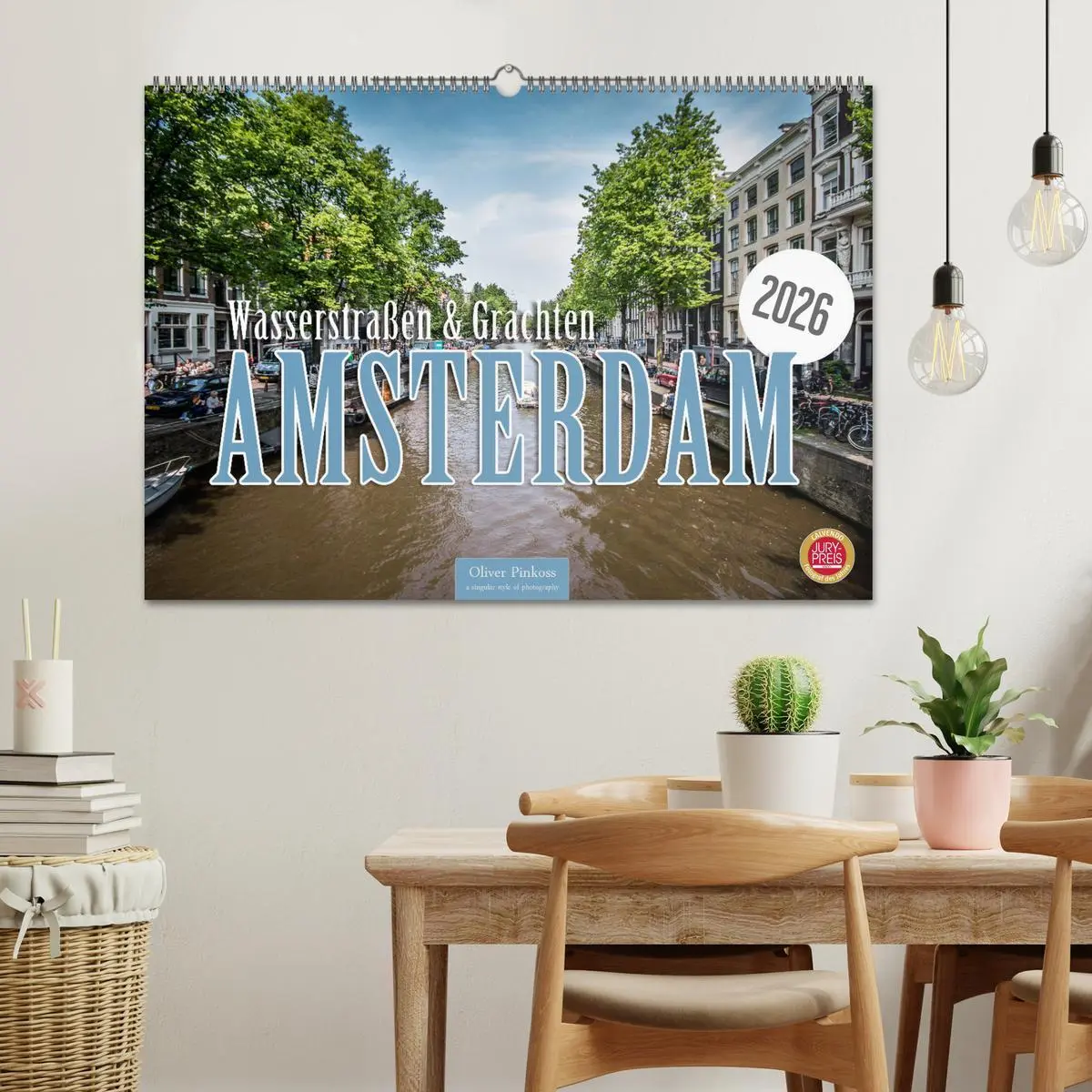 Bild: 9783457898369 | Amsterdam - Wasserstraßen und Grachten (Wandkalender 2026 DIN A2...