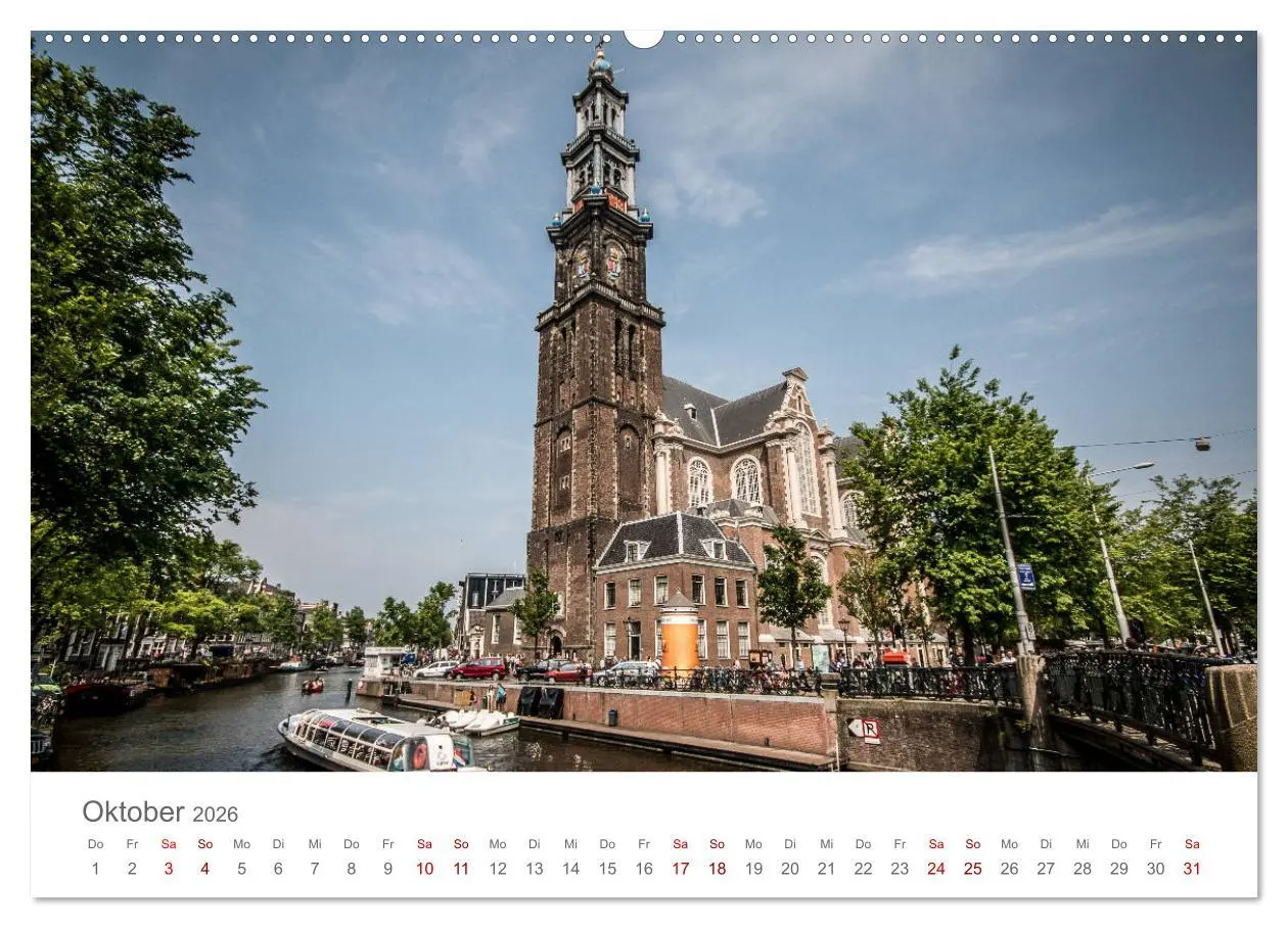 Bild: 9783457898369 | Amsterdam - Wasserstraßen und Grachten (Wandkalender 2026 DIN A2...