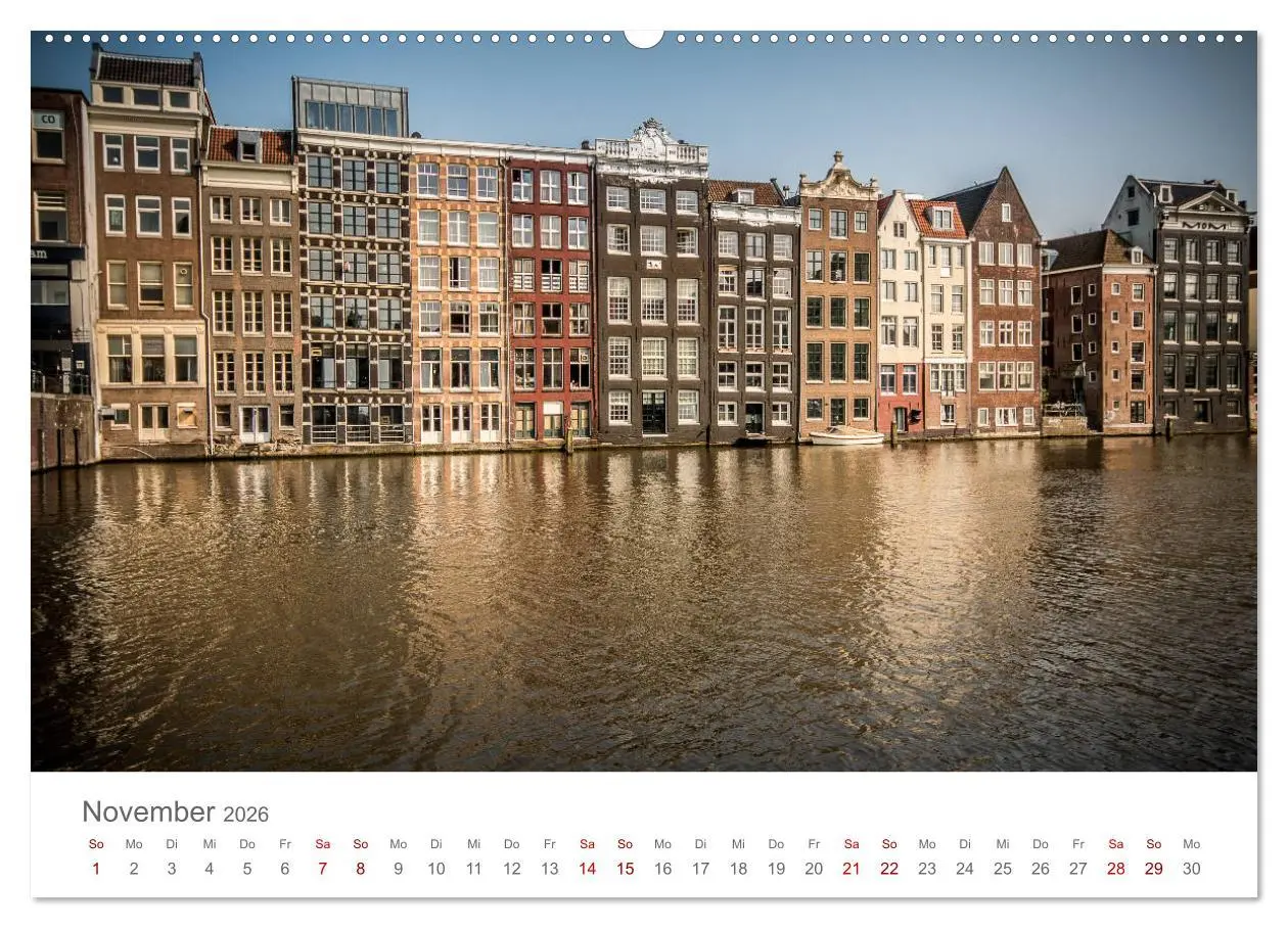 Bild: 9783457898369 | Amsterdam - Wasserstraßen und Grachten (Wandkalender 2026 DIN A2...