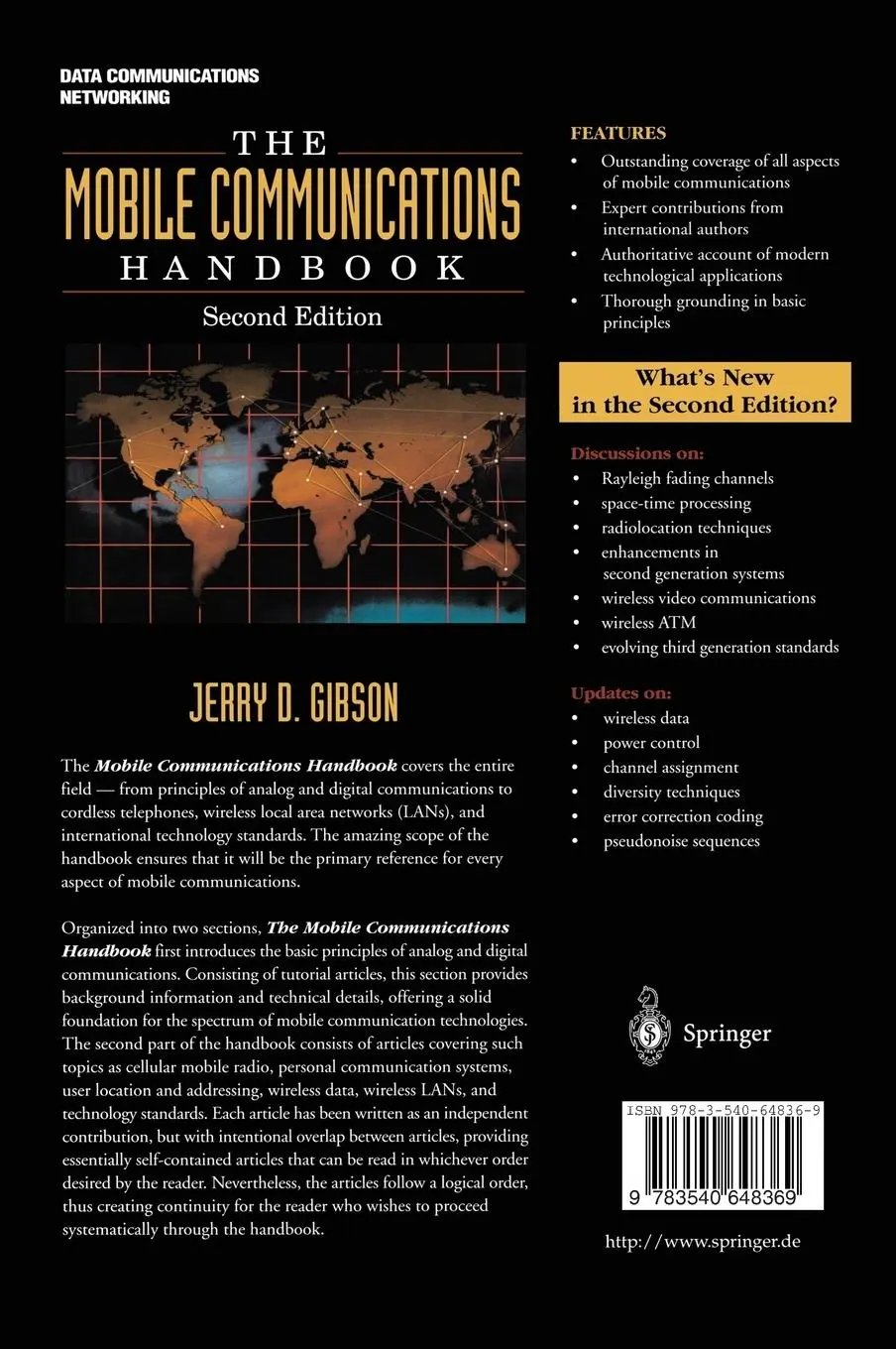 Rückseite: 9783540648369 | The Mobile Communications Handbook | Jerry D. Gibson | Buch | Englisch