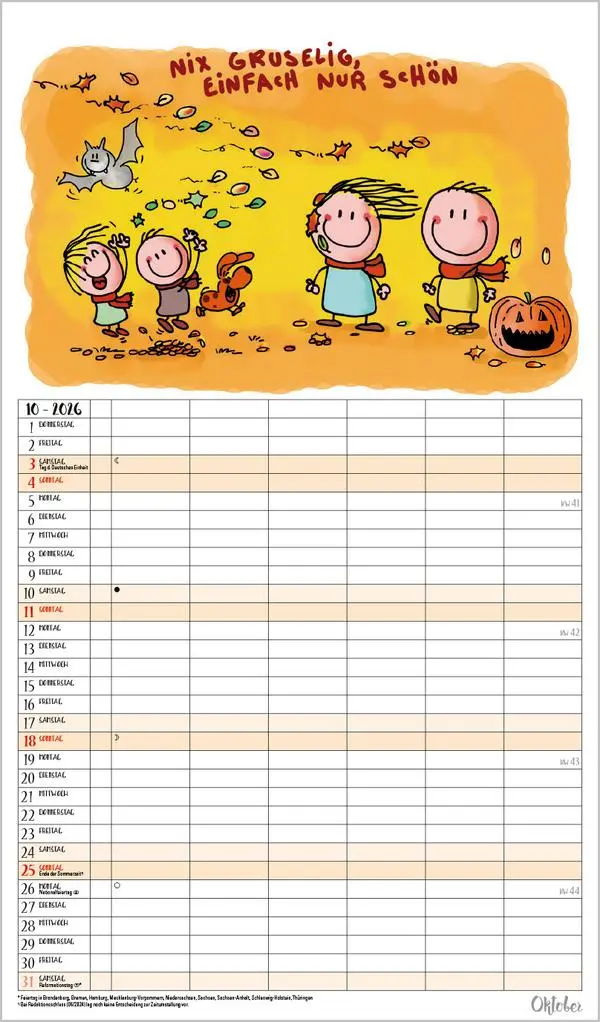 Bild: 9783731888369 | Unsere Familie ist die beste! 2026 | Verlag Korsch | Kalender | 14 S.