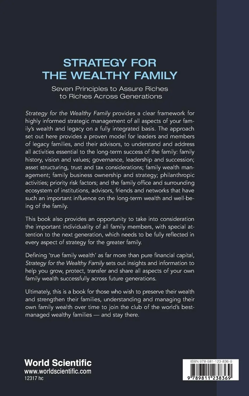 Rückseite: 9789811238369 | STRATEGY FOR THE WEALTHY FAMILY | Mark Haynes Daniell | Buch | 2021