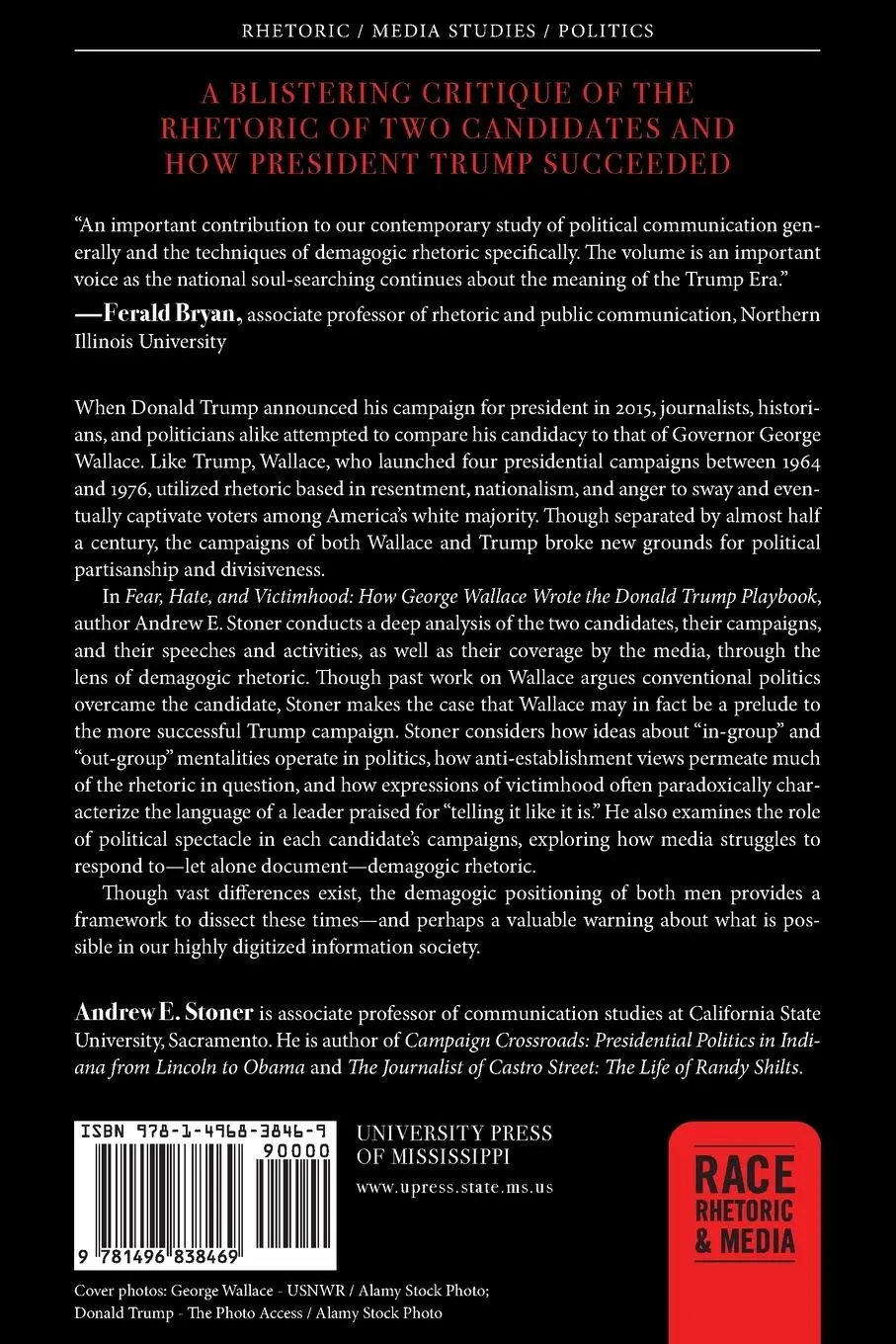Rückseite: 9781496838469 | Fear, Hate, and Victimhood | Andrew E Stoner | Taschenbuch | Englisch