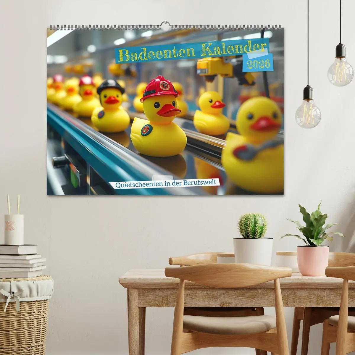 Bild: 9783457338469 | Badeenten Kalender - Quietscheenten in der Berufswelt (Wandkalender...