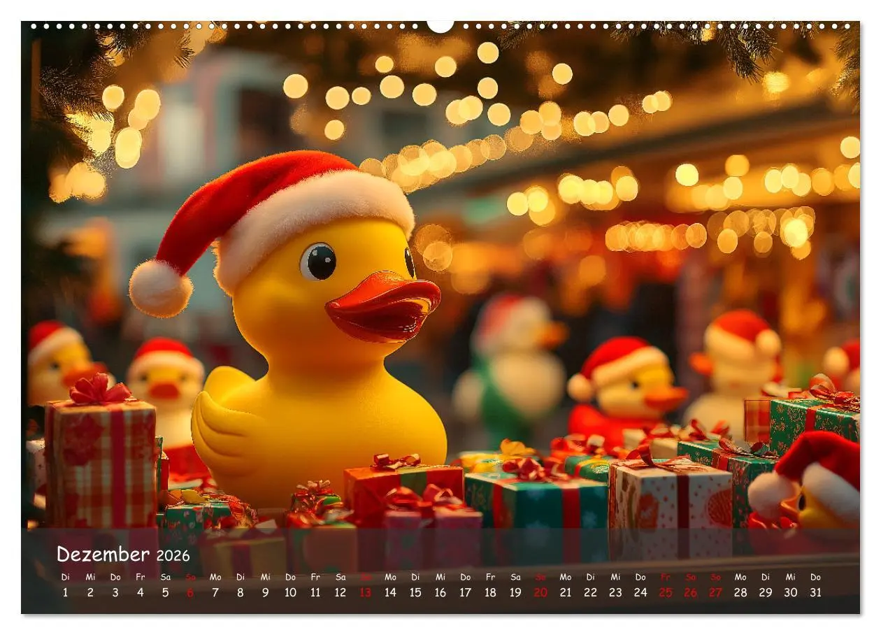 Bild: 9783457338469 | Badeenten Kalender - Quietscheenten in der Berufswelt (Wandkalender...