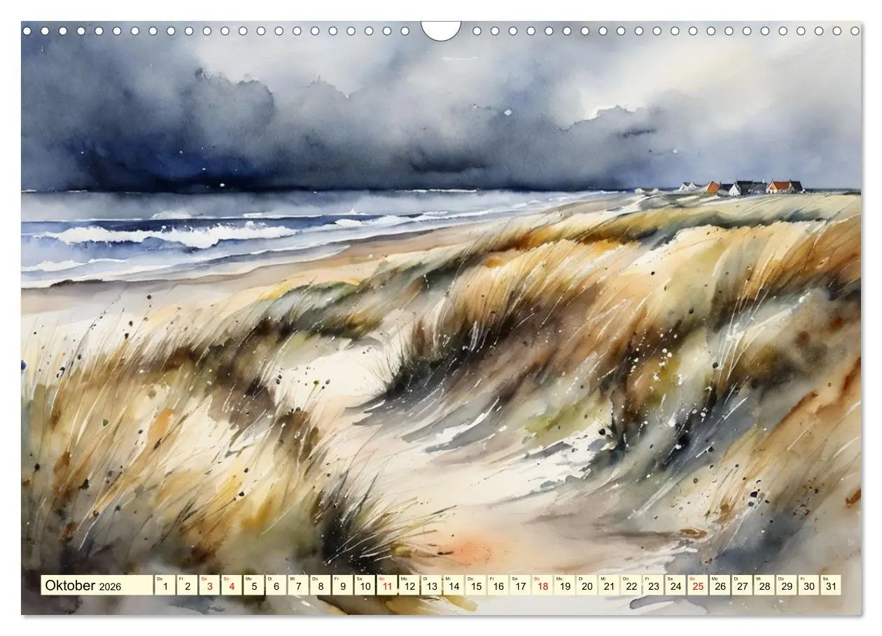 Bild: 9783457408469 | Norddeutsches Wattenmeer (Wandkalender 2026 DIN A3 quer), CALVENDO...