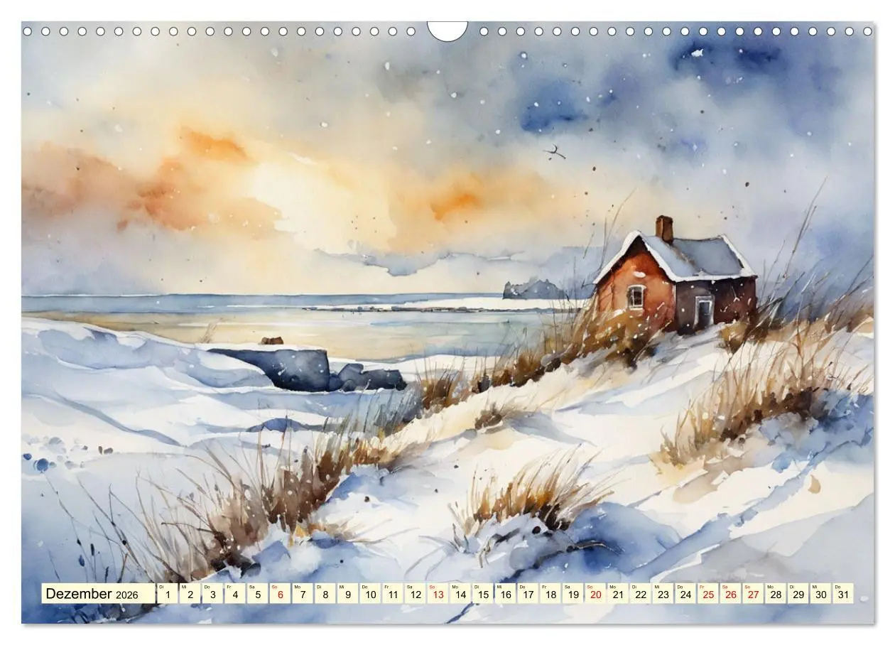 Bild: 9783457408469 | Norddeutsches Wattenmeer (Wandkalender 2026 DIN A3 quer), CALVENDO...