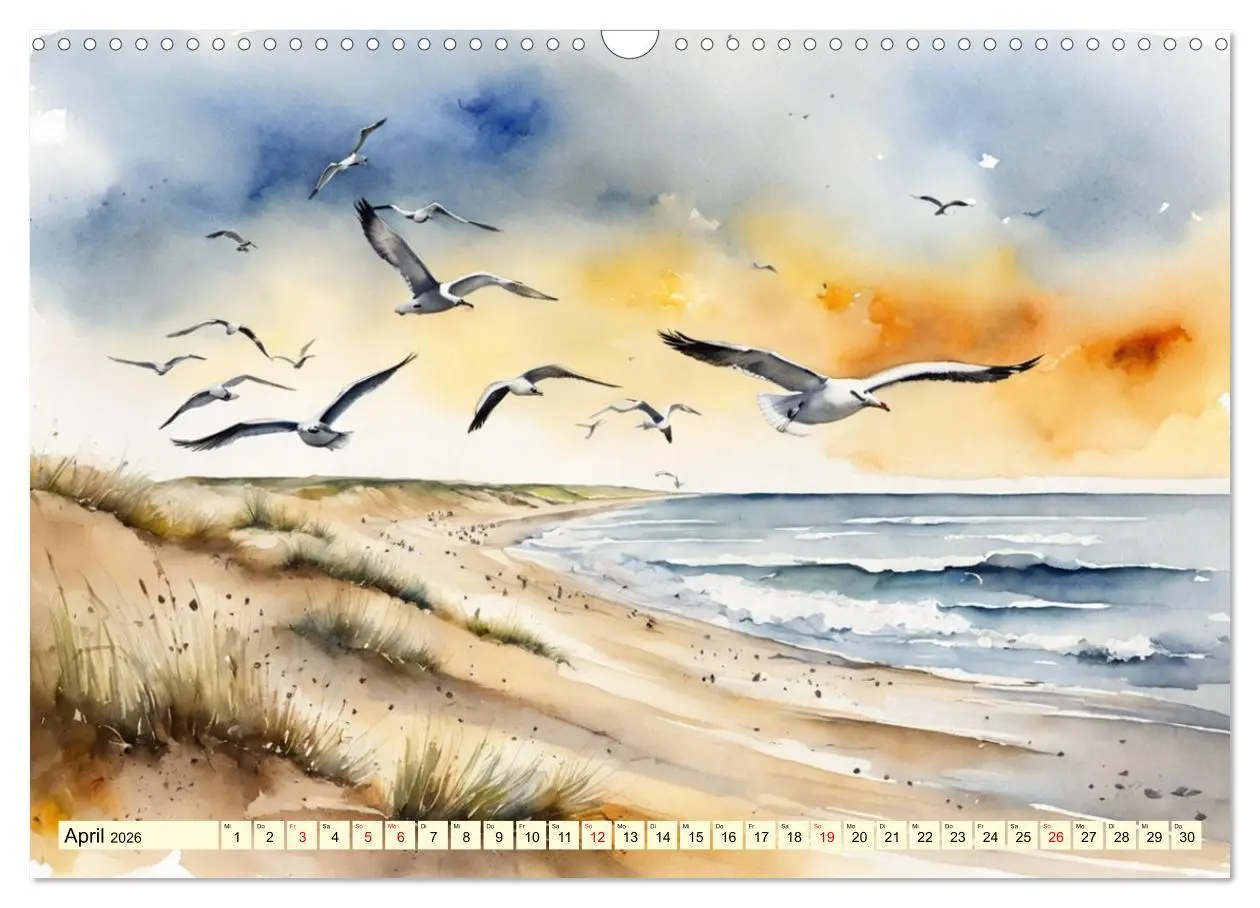 Bild: 9783457408469 | Norddeutsches Wattenmeer (Wandkalender 2026 DIN A3 quer), CALVENDO...