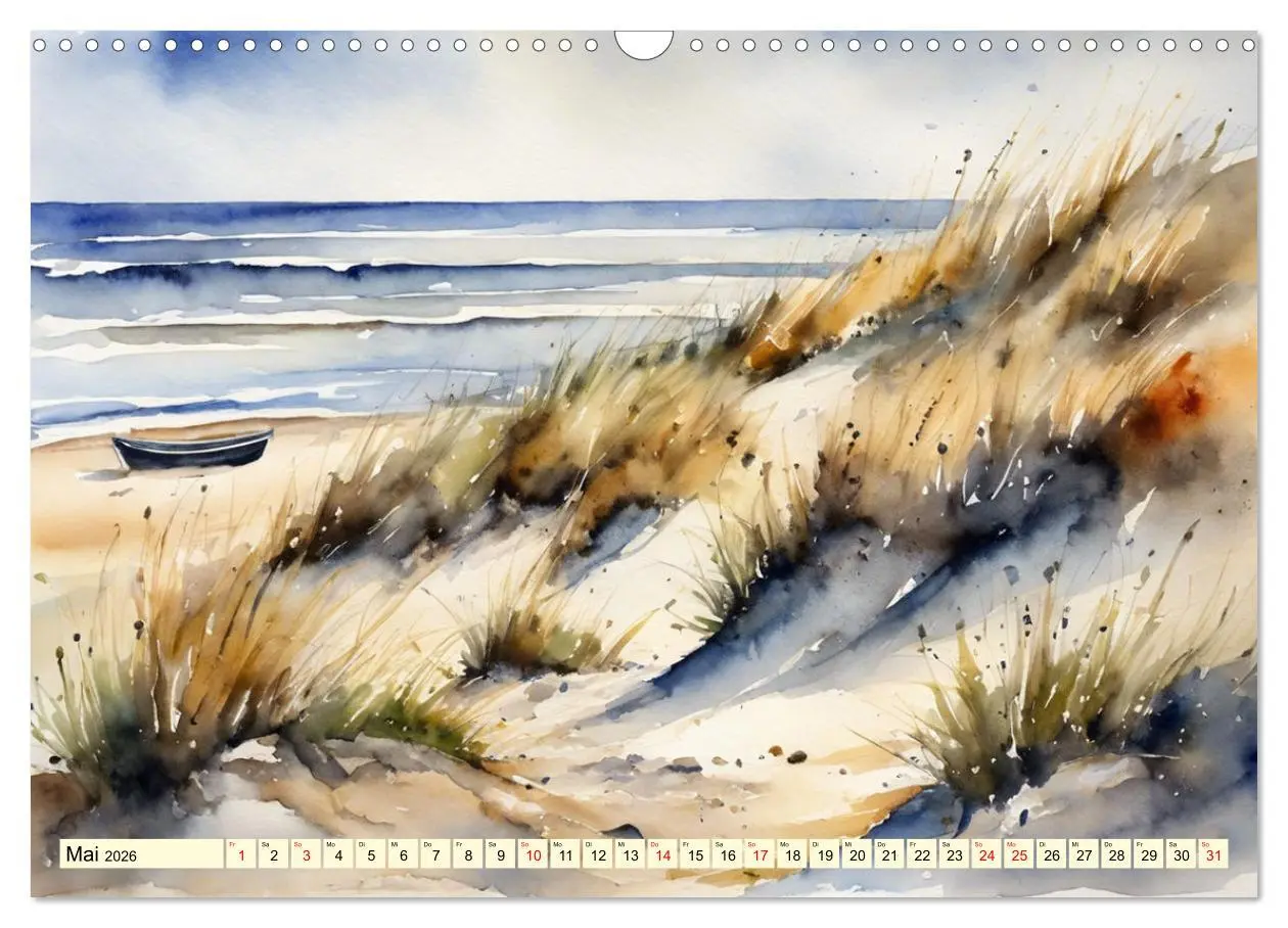 Bild: 9783457408469 | Norddeutsches Wattenmeer (Wandkalender 2026 DIN A3 quer), CALVENDO...