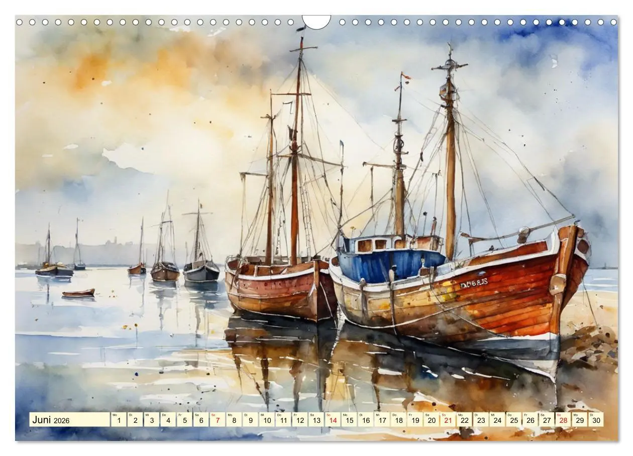 Bild: 9783457408469 | Norddeutsches Wattenmeer (Wandkalender 2026 DIN A3 quer), CALVENDO...