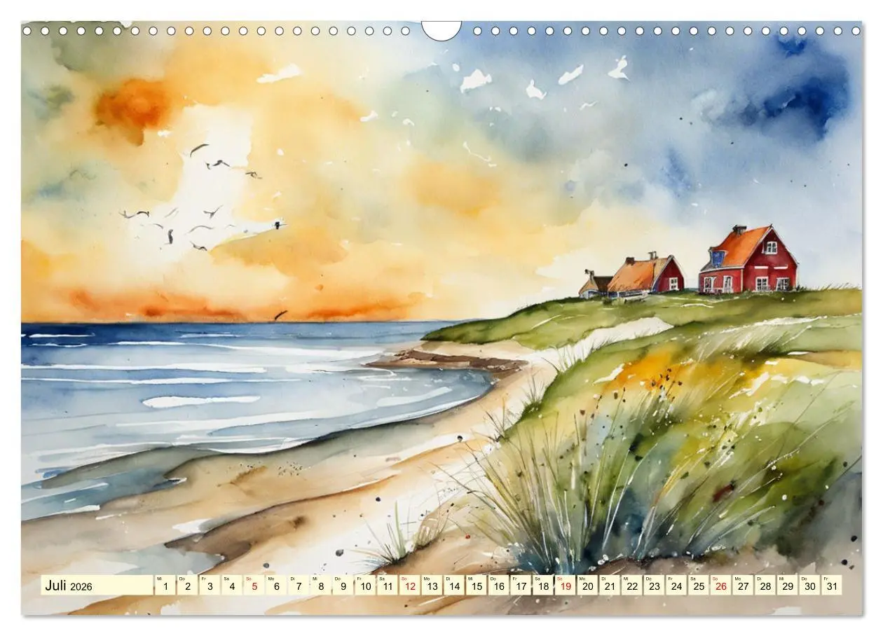 Bild: 9783457408469 | Norddeutsches Wattenmeer (Wandkalender 2026 DIN A3 quer), CALVENDO...