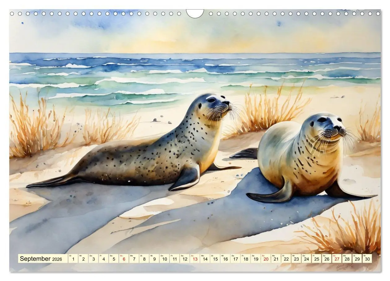 Bild: 9783457408469 | Norddeutsches Wattenmeer (Wandkalender 2026 DIN A3 quer), CALVENDO...