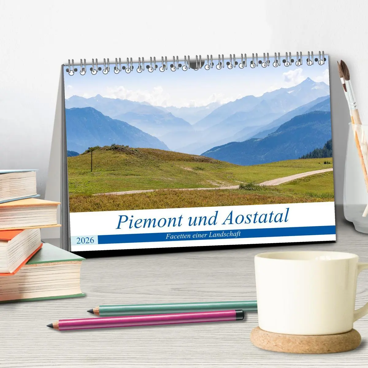 Bild: 9783457718469 | Piemont und Aostatal (Tischkalender 2026 DIN A5 quer), CALVENDO...