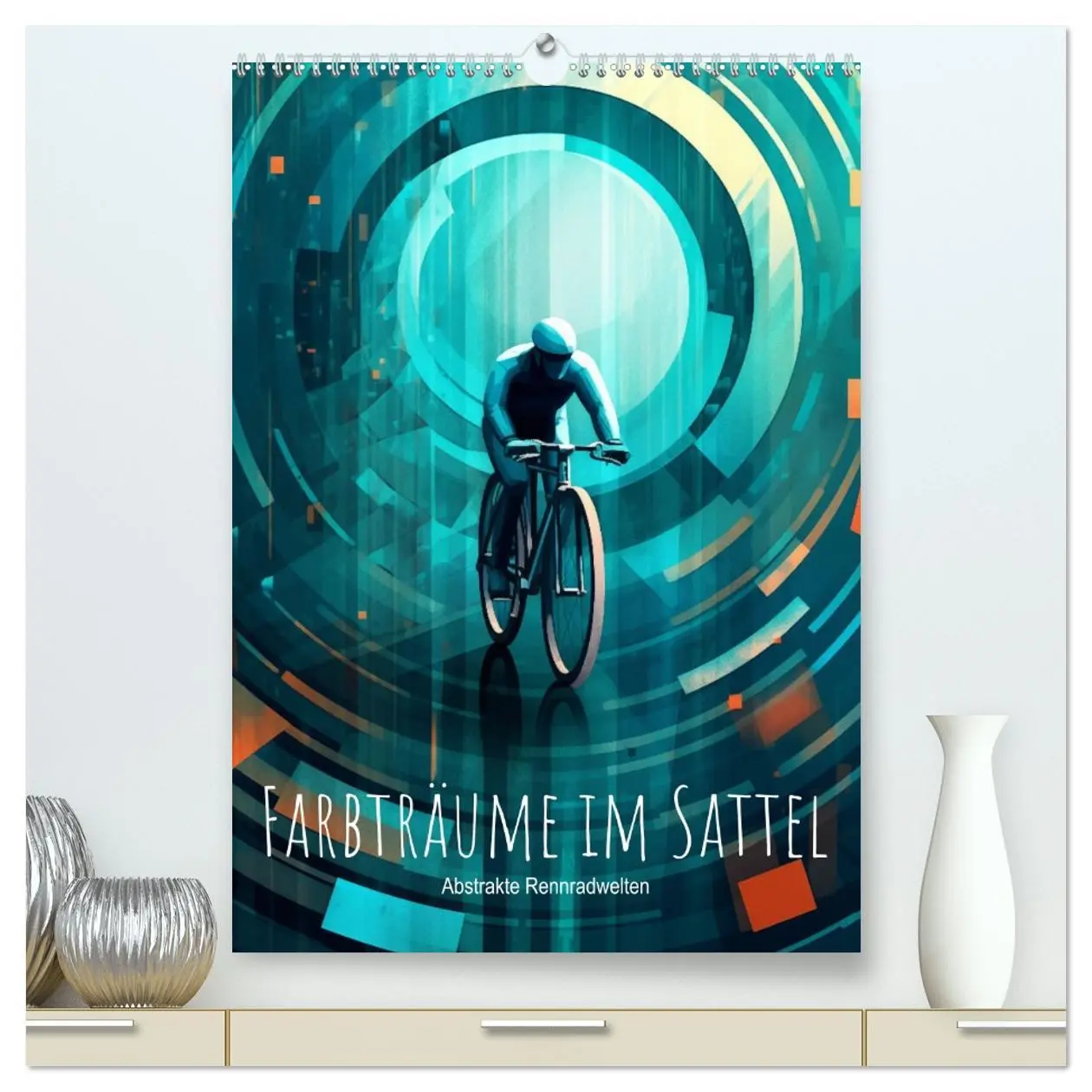 Cover: 9783516288469 | Farbträume im Sattel: Abstrakte Rennradwelten (hochwertiger Premium...
