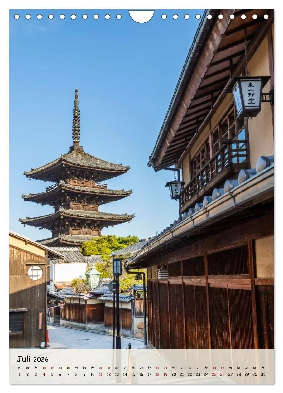 Bild: 9783516668469 | Kyoto - Zeitlose Schönheit (Wandkalender 2026 DIN A4 hoch),...