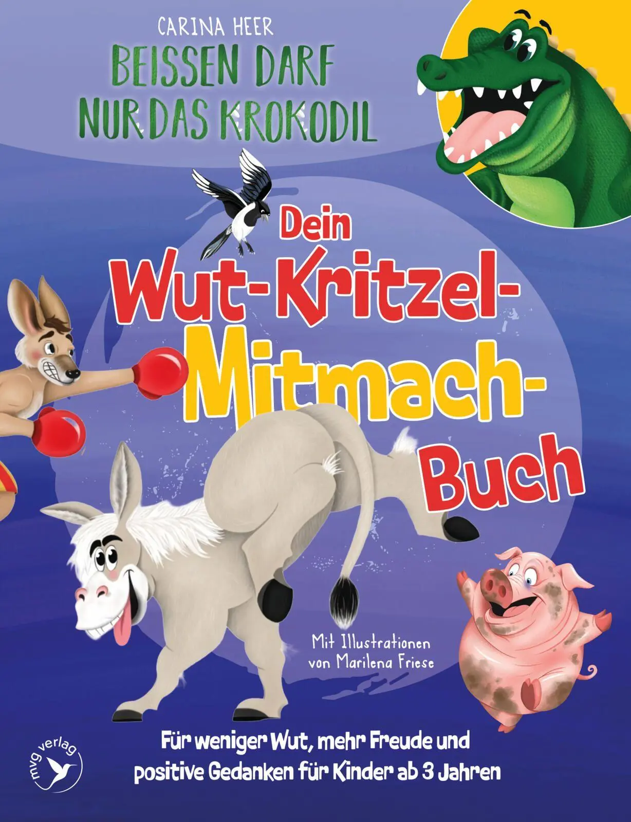 Cover: 9783747408469 | Beißen darf nur das Krokodil - Dein Wut-Kritzel-Mitmach-Buch | Heer