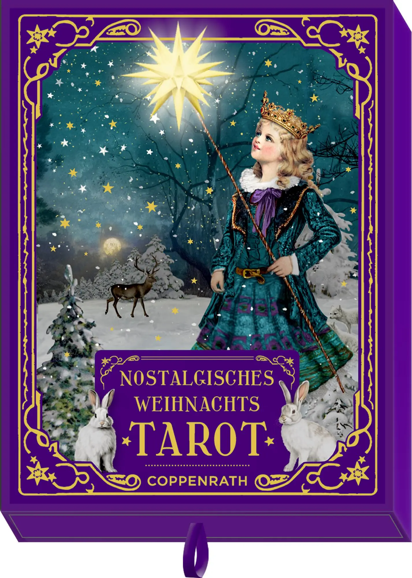 Cover: 4050003958569 | Schachtelspiel - Nostalgisches Weihnachts-Tarot | 40 S. | 95856 | 2025
